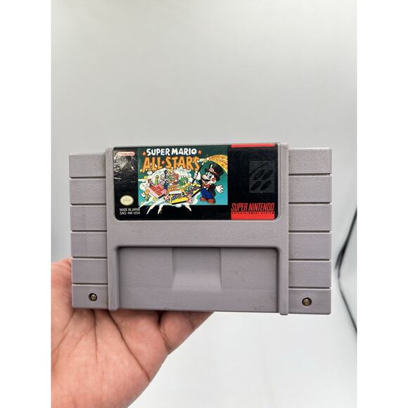 Super Mario All Stars (Super Nintendo, SNES) Video Game Only Tested Works - Picture 1 of 6
